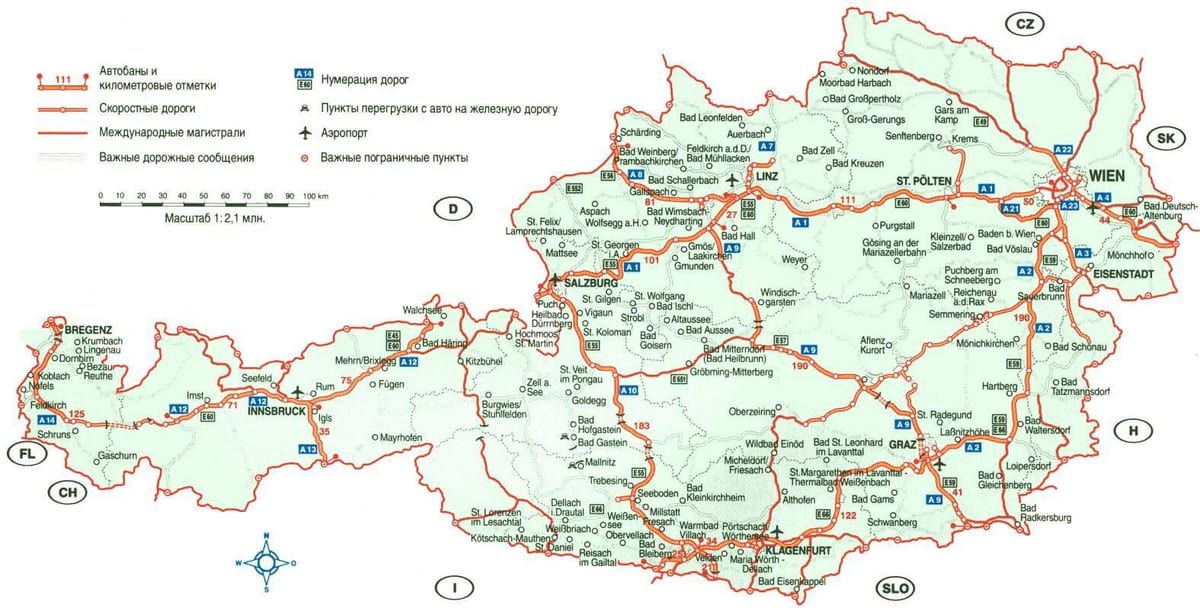 австри аялал жуулчлалын газрын зураг