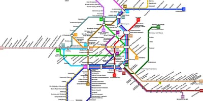 Австри метроны газрын зураг