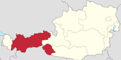 Tirol австри газрын зураг