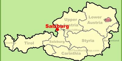 Австри salzburg газрын зураг