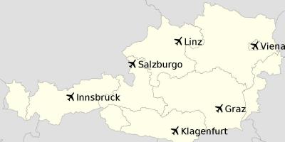 Нисэх онгоцны буудал австри газрын зураг